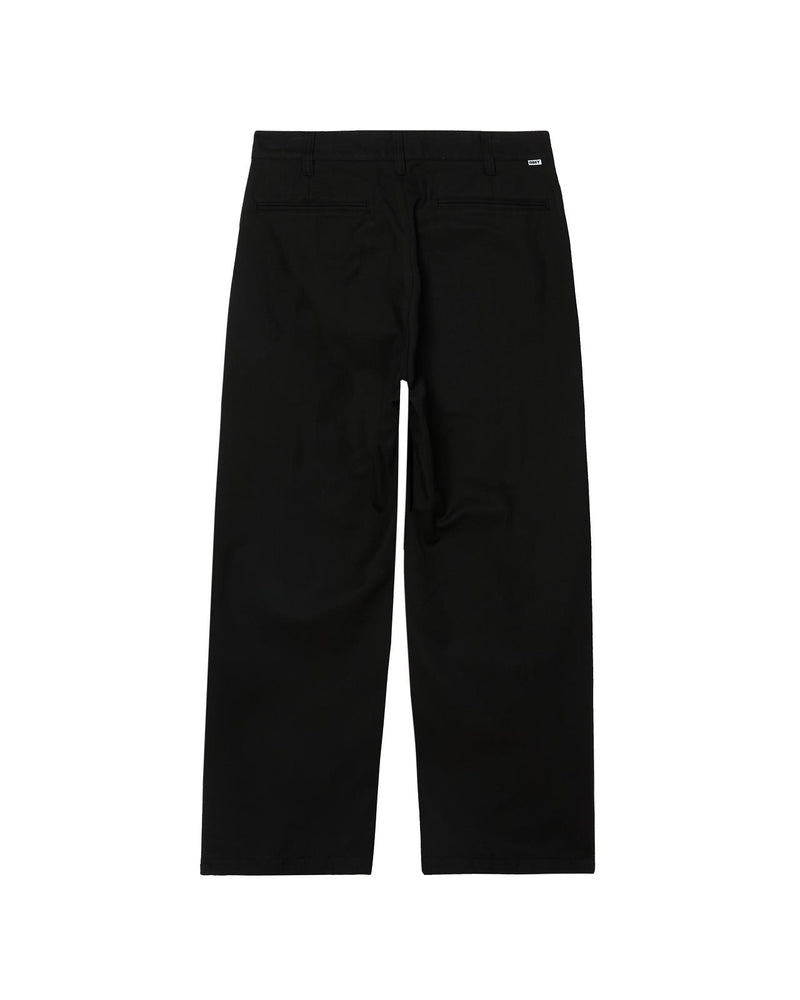 OBEY Dean pleated pant black
