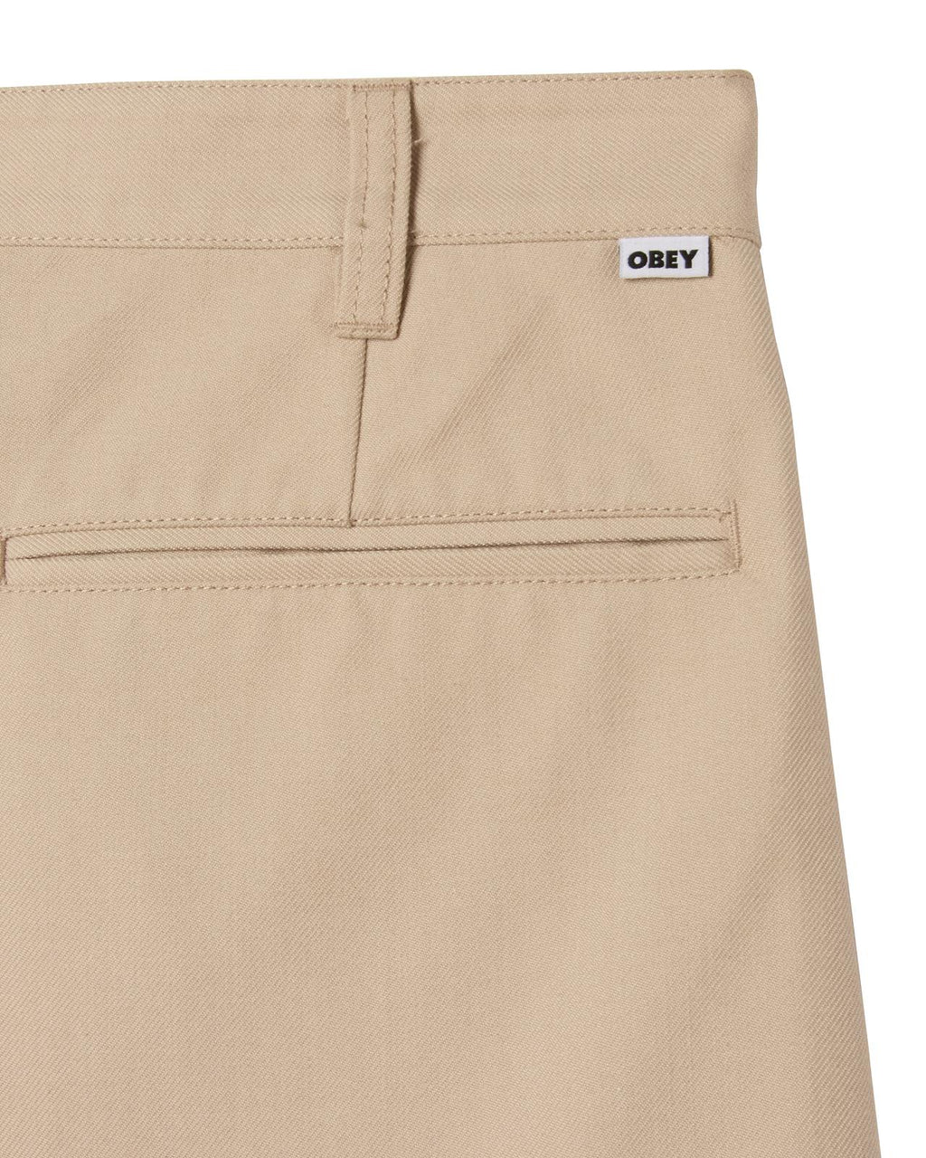 OBEY Dean pleated shorts