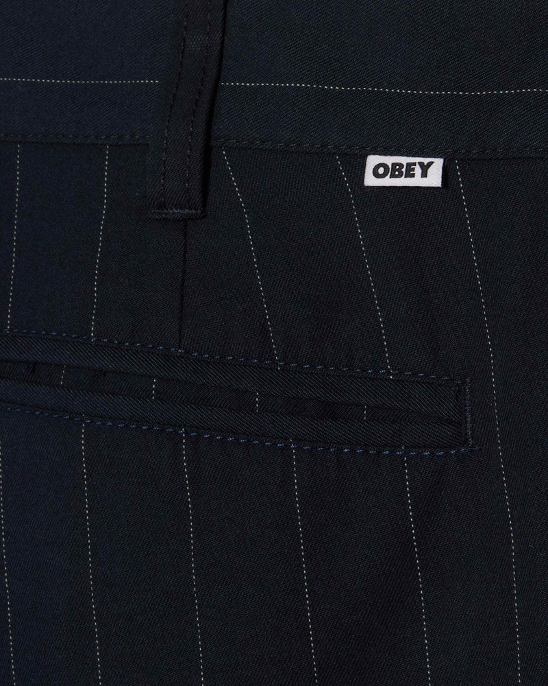 DEAN STRIPE PLEATED PANT