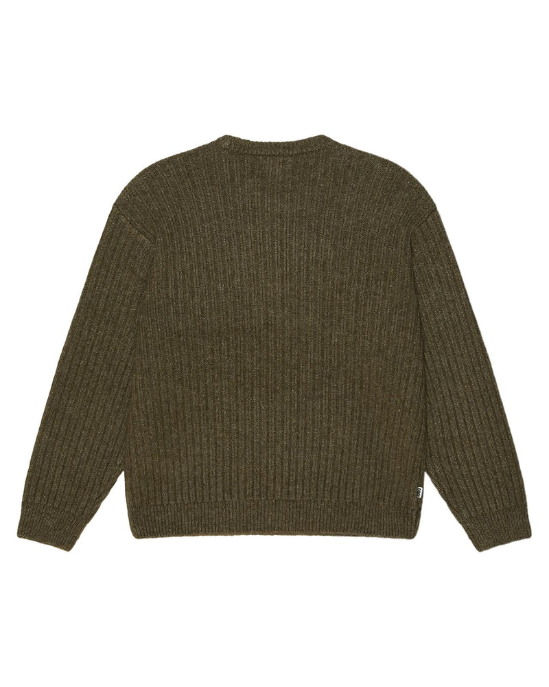OBEY Drex sweater heather green