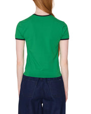 OBEY Duvall ringer SS tee green