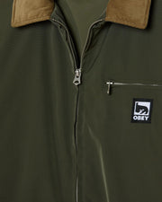 OBEY Elysian jacket grape leaf