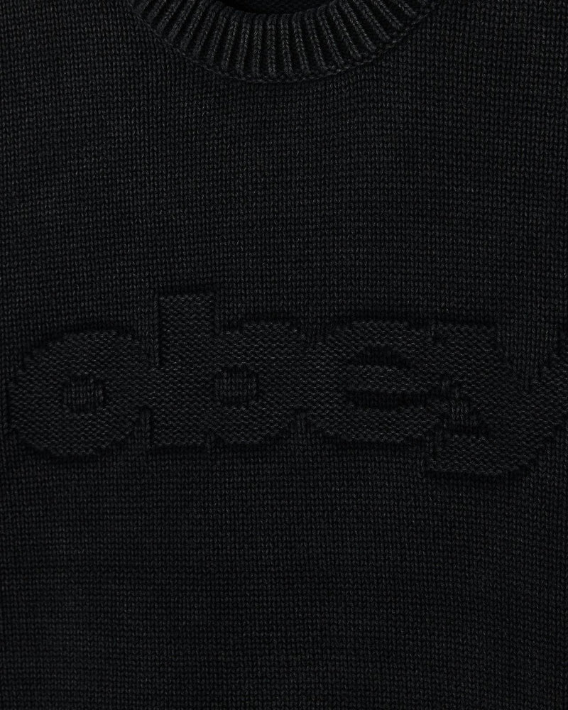 OBEY Fade wash speed logo sweater digital black