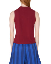 OBEY Freya stripe tank red