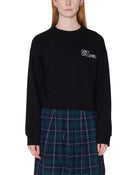 OBEY Galleries cropped crewneck sweater black