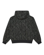 OBEY Glen zip up jacket grey snake