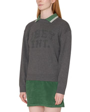 OBEY League crew sweater heather grey