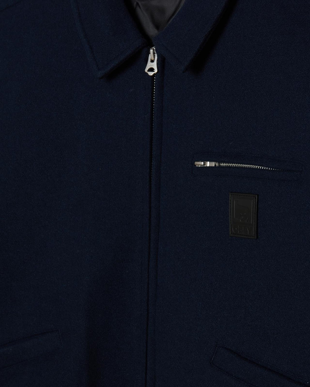 OBEY Ledger blouson jacket dark navy