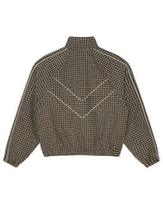 OBEY Leisure training jacket abbey stone plaid