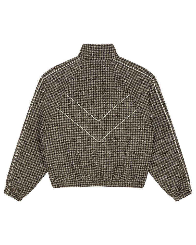 OBEY Leisure training jacket abbey stone plaid