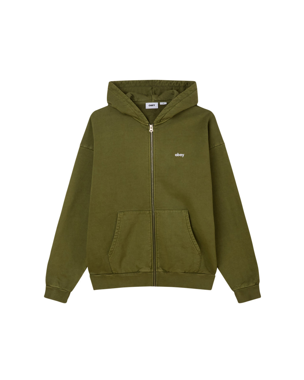 LOWERCASE PIGMENT ZIP HOOD