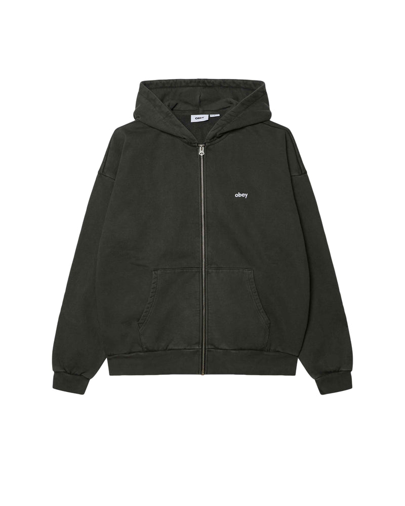 LOWERCASE PIGMENT ZIP HOOD