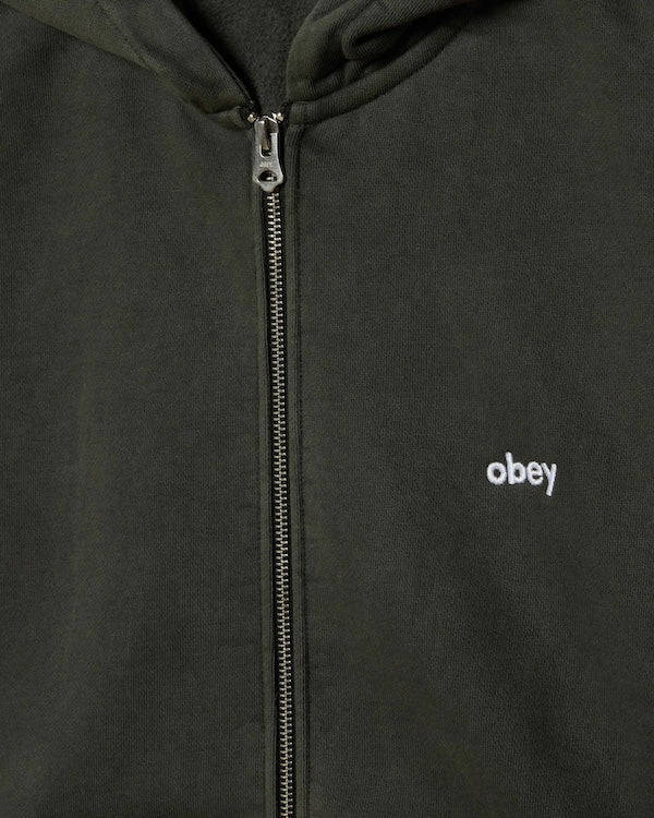 LOWERCASE PIGMENT ZIP HOOD