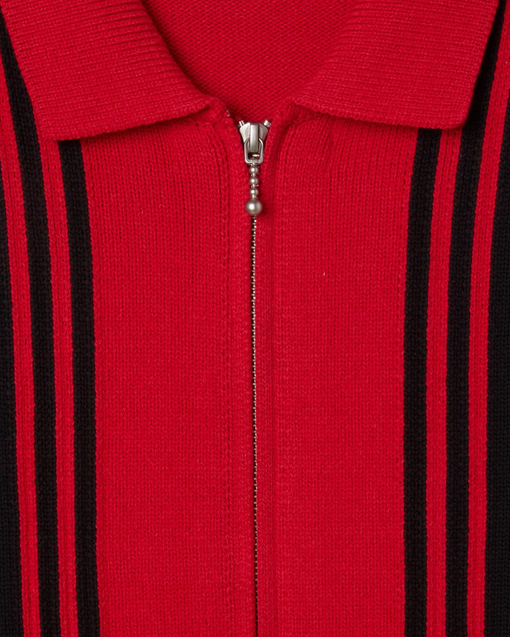 OBEY Matt zip up sweater red multi