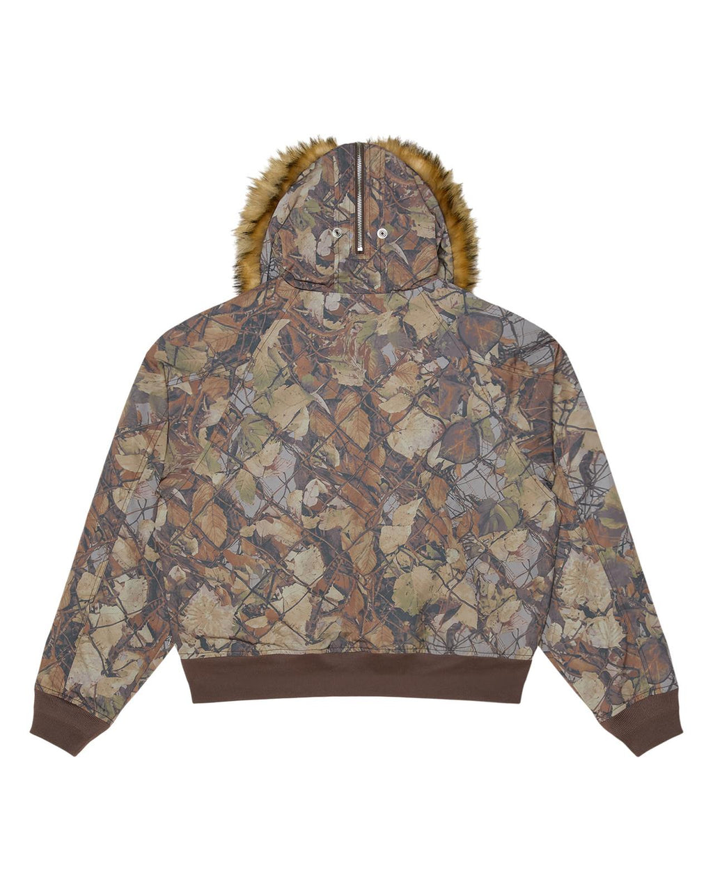 OBEY N-2B short parka fence camo