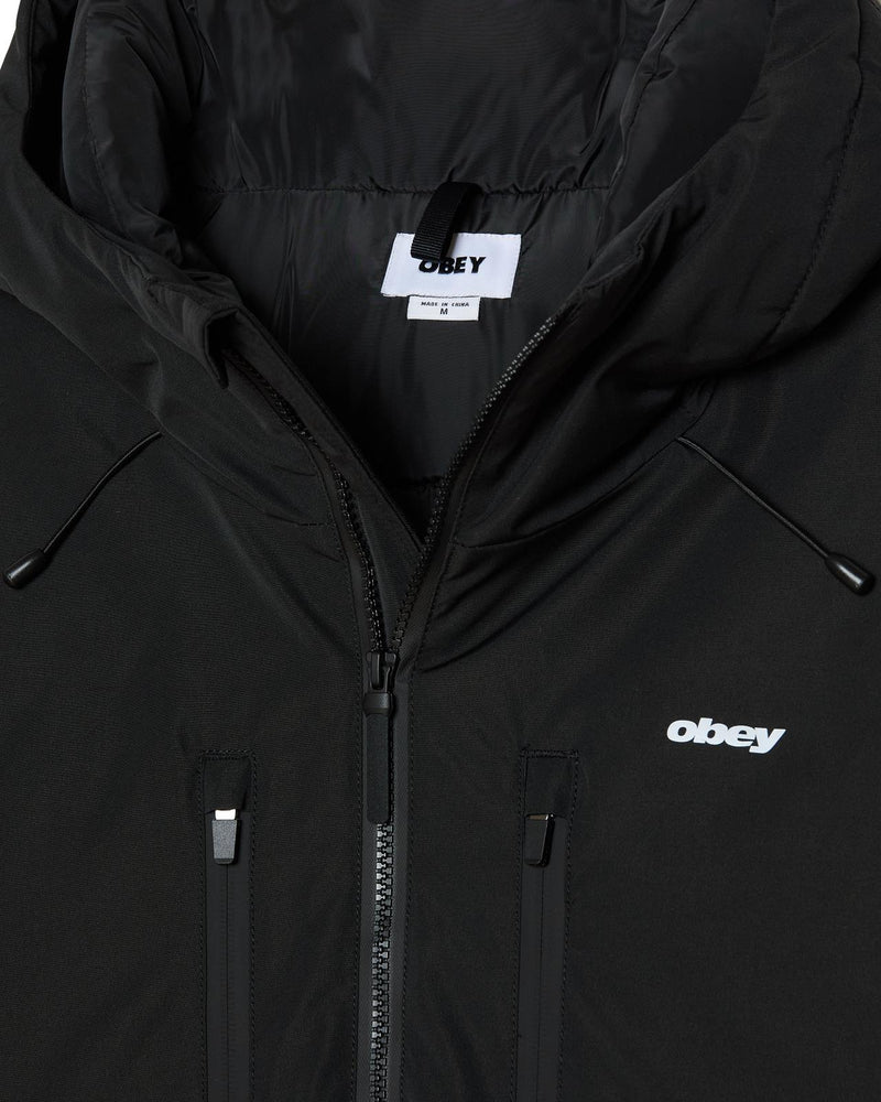 OBEY Noctrax puffer black