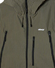 OBEY Obsidian jacket vetiver plaid