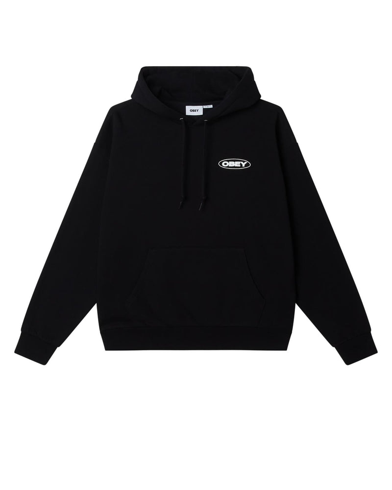 OBEY Oval cities hoodie black