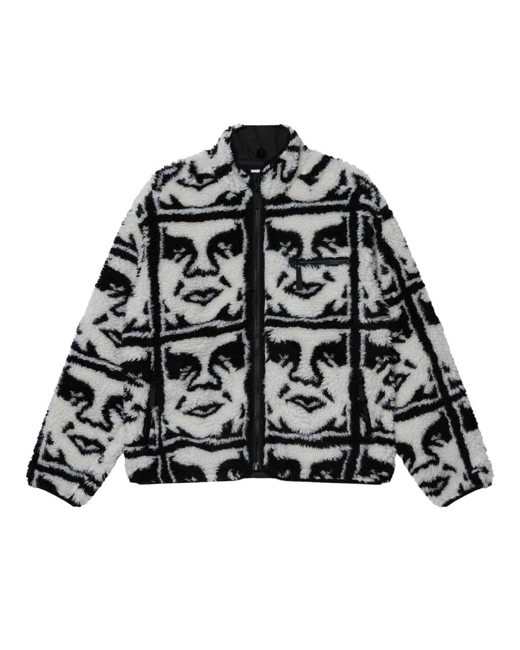 OBEY REPEATED ICON SHERPA JACKET