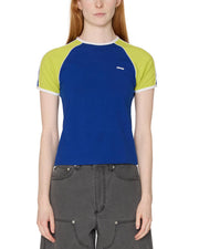 OBEY Replay raglan SS t-shirt blue multi