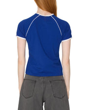 OBEY Replay raglan SS t-shirt blue multi