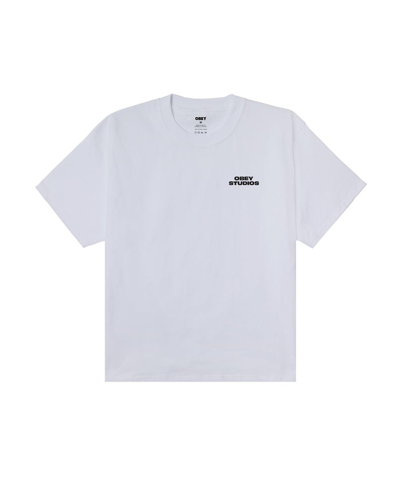 OBEY Sky face t-shirt white