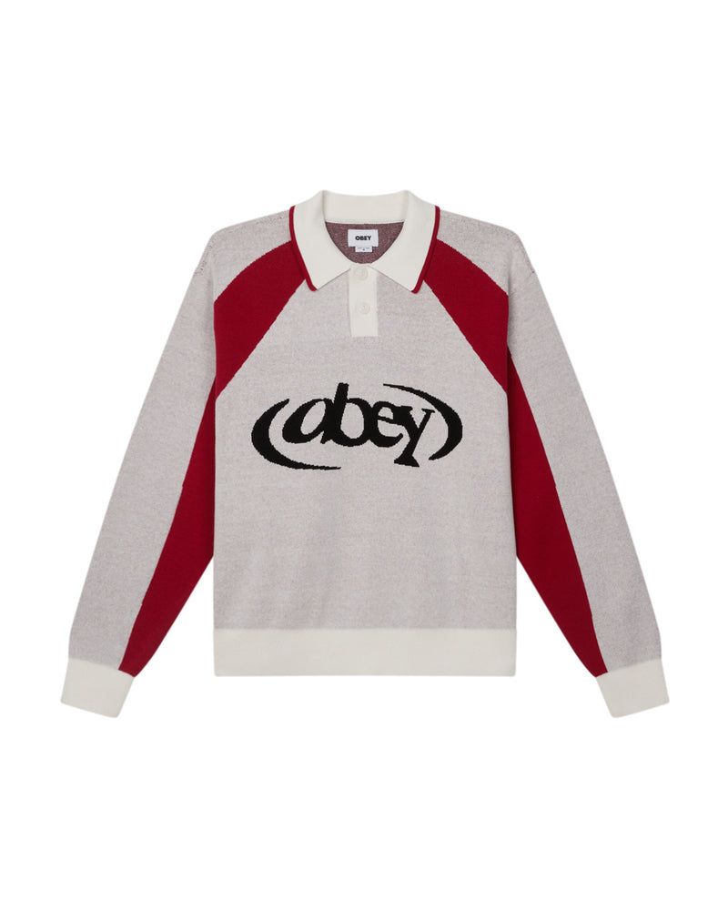 OBEY SOCCER POLO SWEATER