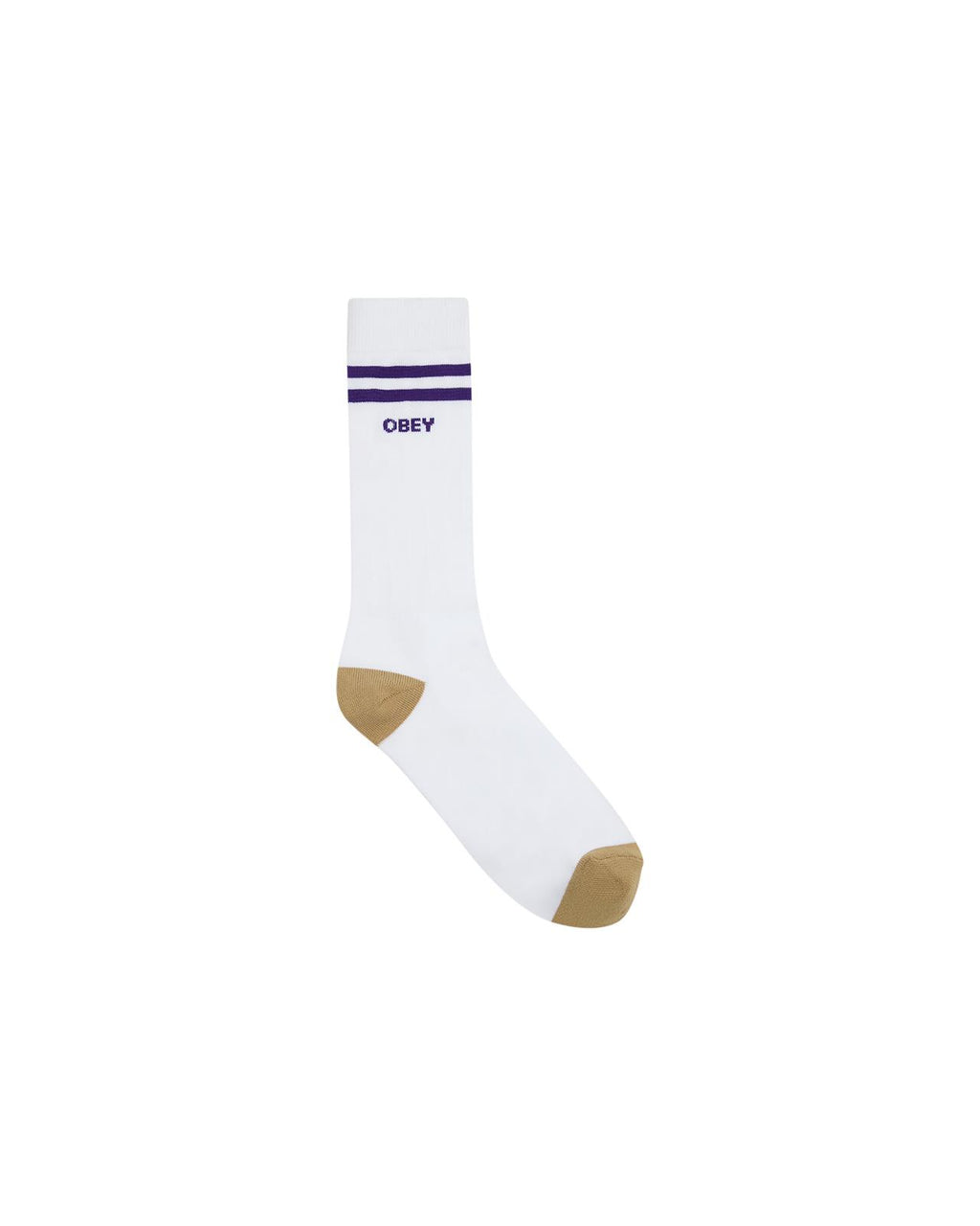 OBEY Soccer socks white surf blue