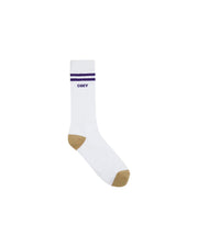 OBEY Soccer socks white surf blue