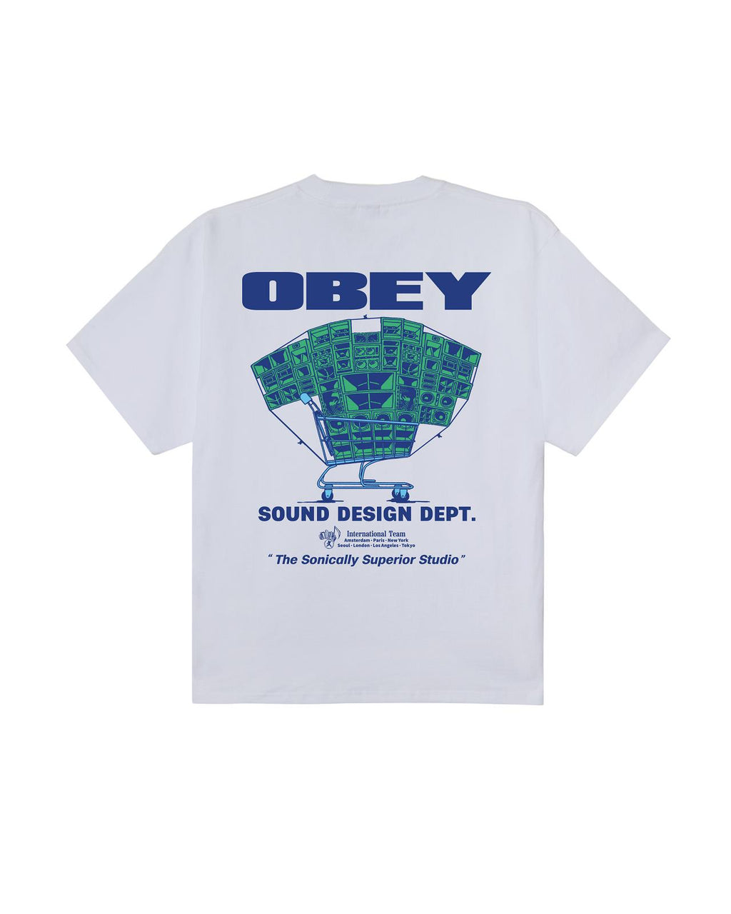 OBEY Sound design department t-shirt white