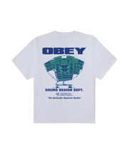OBEY Sound design department t-shirt white