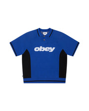 OBEY Sport polo sweater blue multi