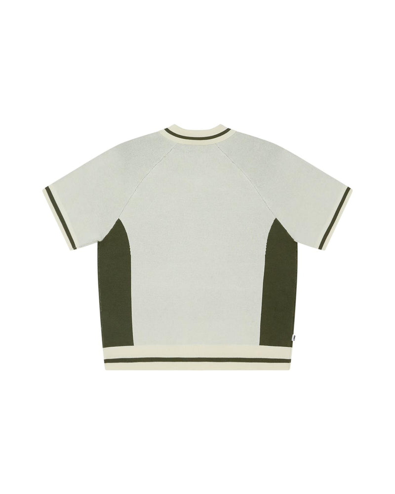 OBEY Sport polo sweater unbleached multi
