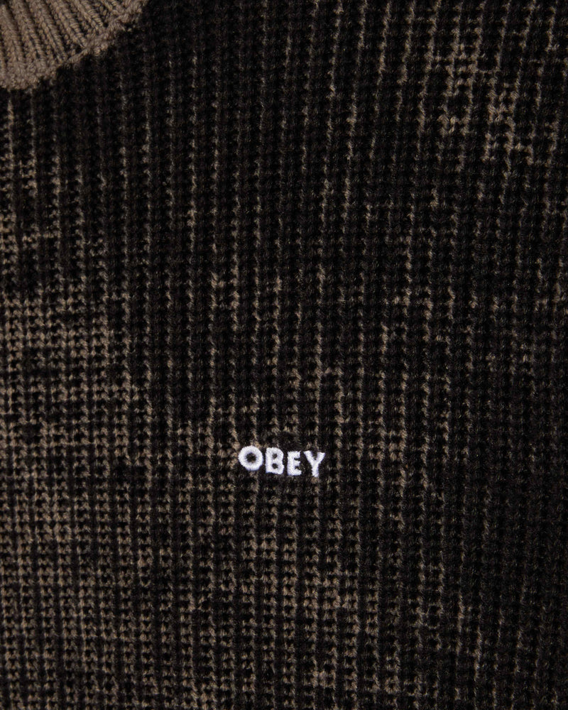 OBEY SPRAY EFFECT SWEATER