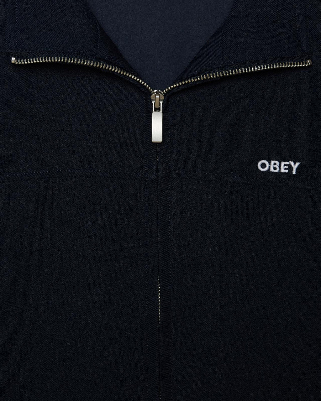 OBEY Tailored track jacket navy