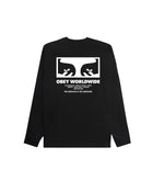 OBEY The medium is the message longsleeve t-shirt black