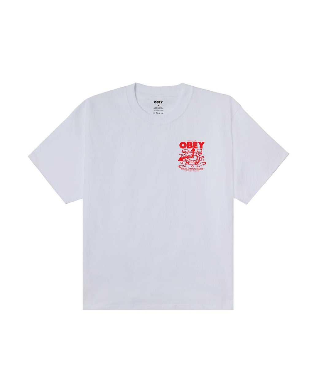 OBEY Time to call obey t-shirt white