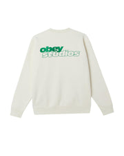 OBEY Tonic crewneck sweater off white