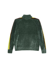 OBEY Varen zip up sweater dark forest multi