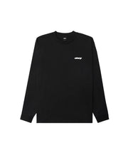 OBEY VHS longsleeve pigment true vintage black