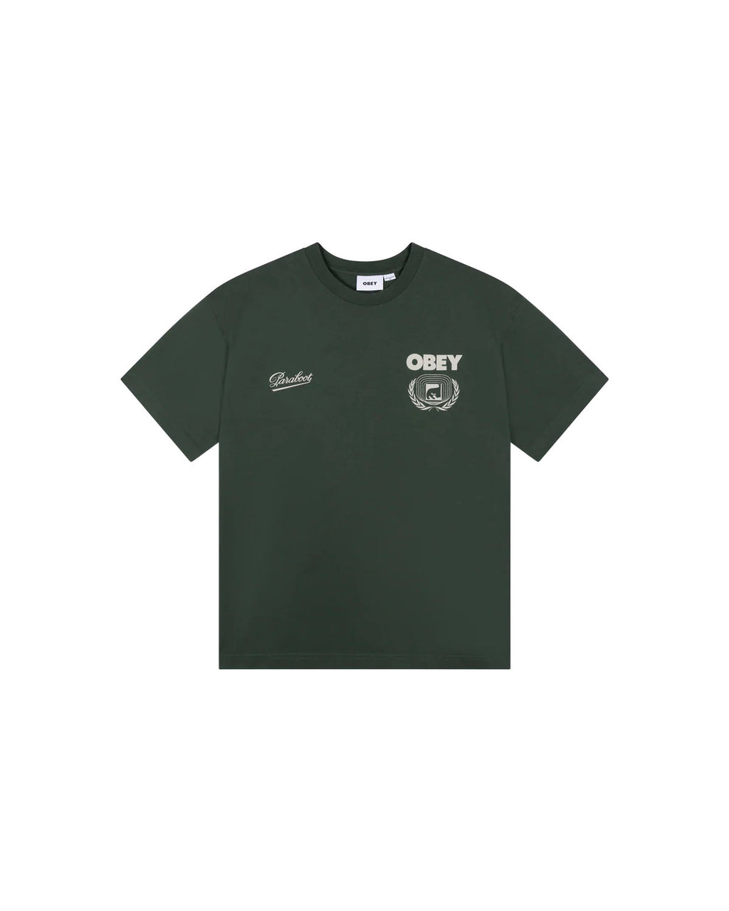 OBEY X PARABOOT Kranks t-shirt paraboot green