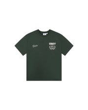 OBEY X PARABOOT Kranks t-shirt paraboot green