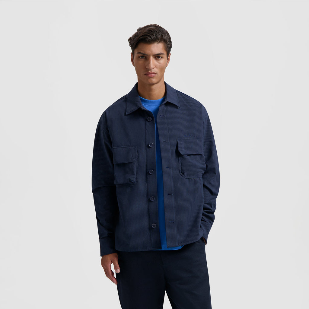 BONDED POCKET OVERSHIRT LS