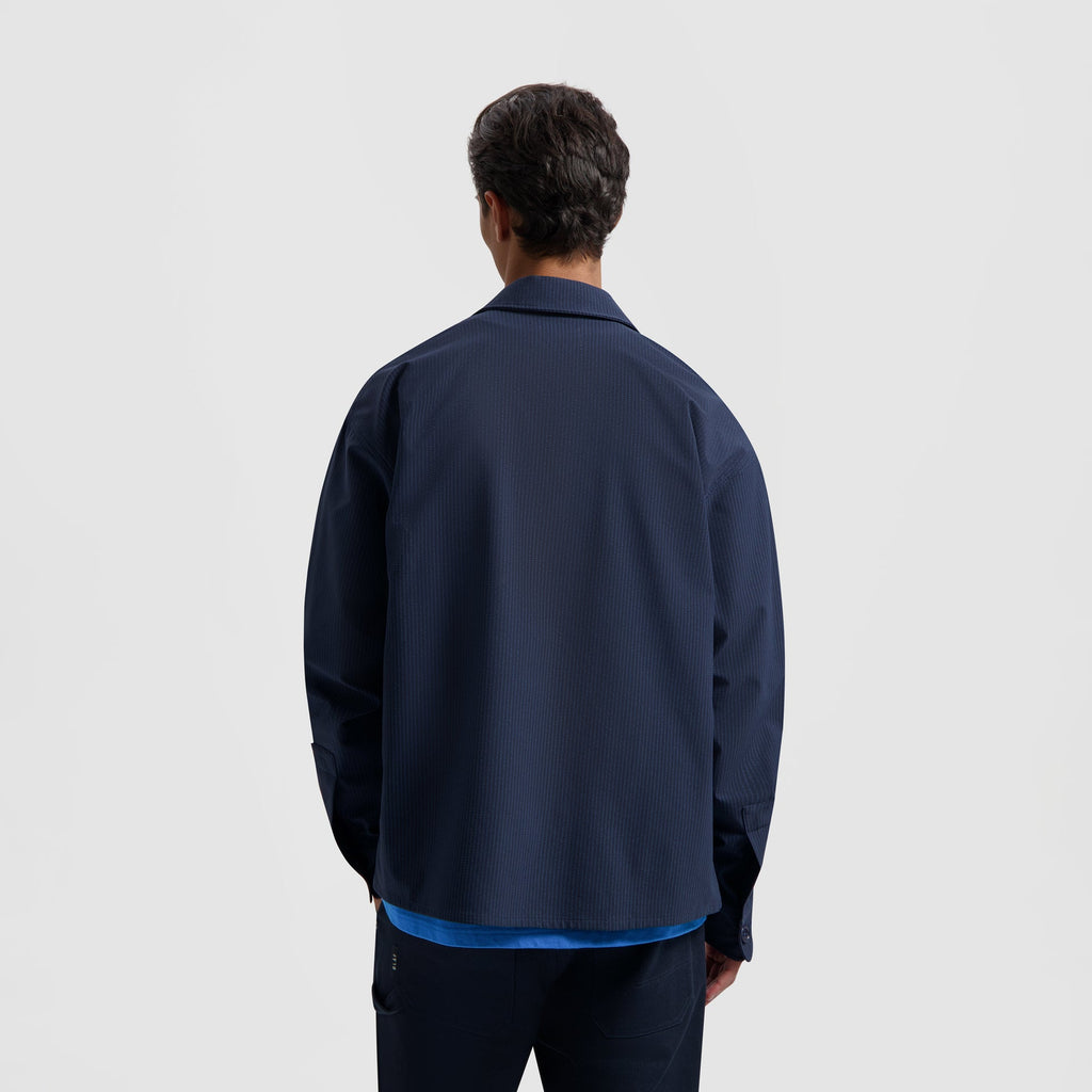 BONDED POCKET OVERSHIRT LS