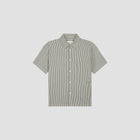 BOXY SEERSUCKER STRIPE SHIRT SS