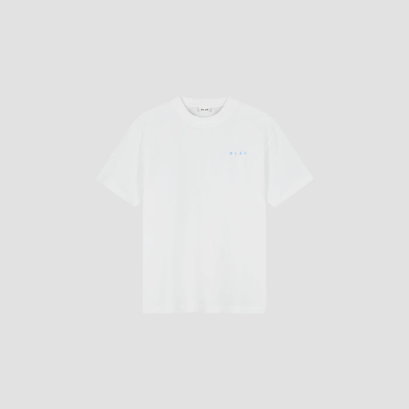OLAF HUSSEIN Brushstroke face tee