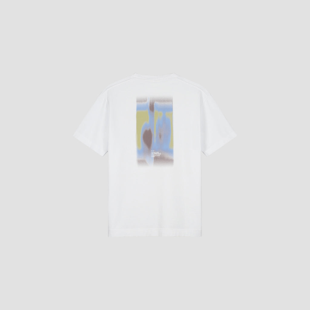OLAF HUSSEIN Brushstroke graphic boxy tee