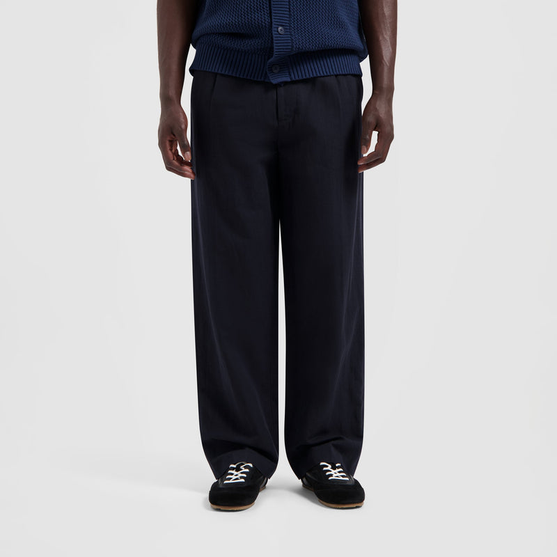 COTTON LINEN TROUSERS