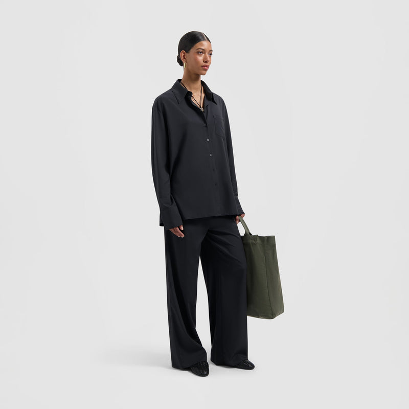 DRAPY ASYMMETRIC SHIRT