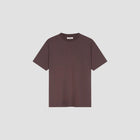 OLAF HUSSEIN Essential tee chocolate plum